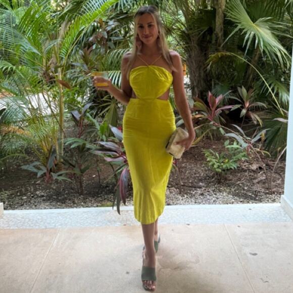 Farm Rio Monstera Midi Dress - Picture 3 of 12